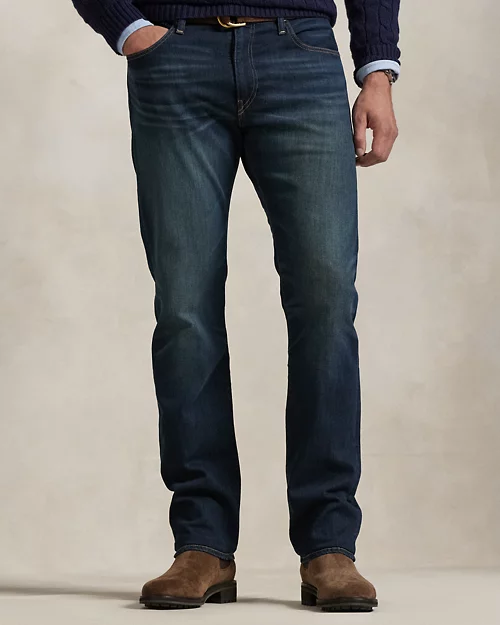 lauren ralph lauren Jeans Hampton Relaxed Straight Polo para hombre | Ralph Lauren® ES Rebajas online