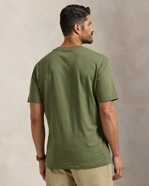 lauren ralph lauren Camiseta de punto con cuello redondo para hombre | Ralph Lauren® ES ÚLTIMAS EDICIONES
