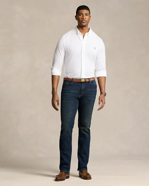 lauren ralph lauren Camisa oxford de punto para hombre | Ralph Lauren® ES Último día