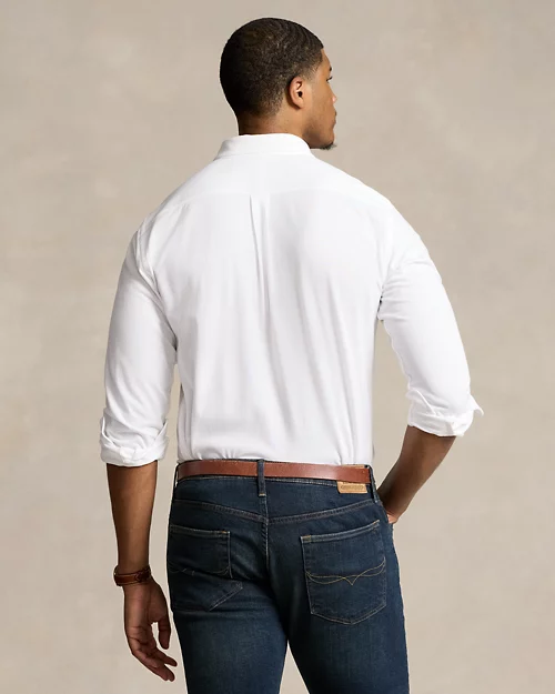 lauren ralph lauren Camisa oxford de punto para hombre | Ralph Lauren® ES Último día