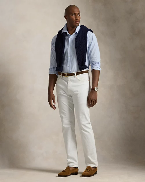 lauren ralph lauren Camisa oxford de punto con rayas para hombre | Ralph Lauren® ES Precio de fábrica