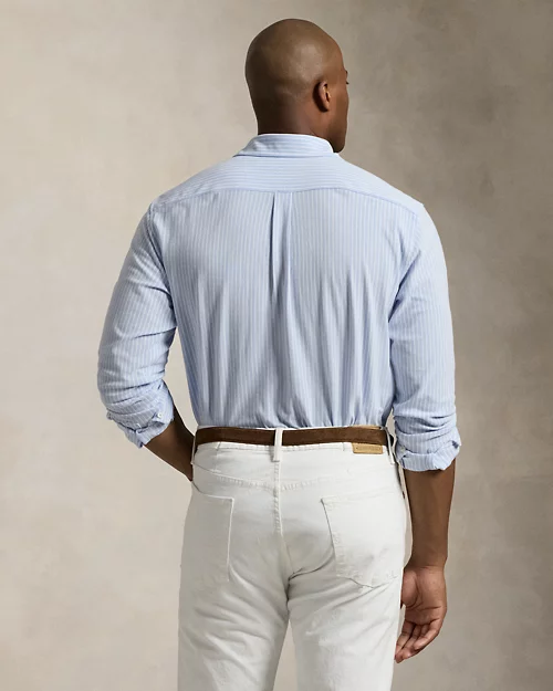 lauren ralph lauren Camisa oxford de punto con rayas para hombre | Ralph Lauren® ES Precio de fábrica