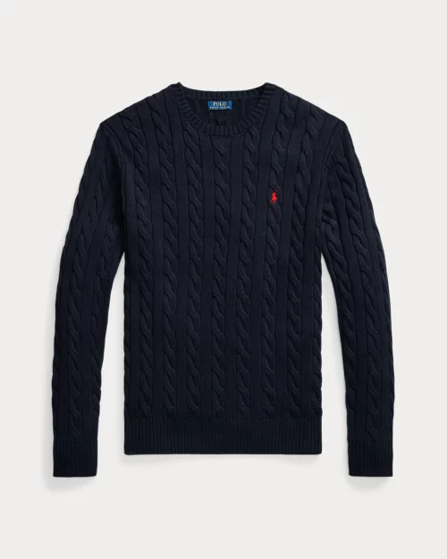 lauren ralph lauren Jersey de algodón en punto de ochos para hombre | Ralph Lauren® ES Solo hoy