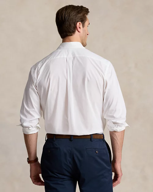 lauren ralph lauren Camisa de popelina elástica para hombre | Ralph Lauren® ES Oferta especial de fábrica