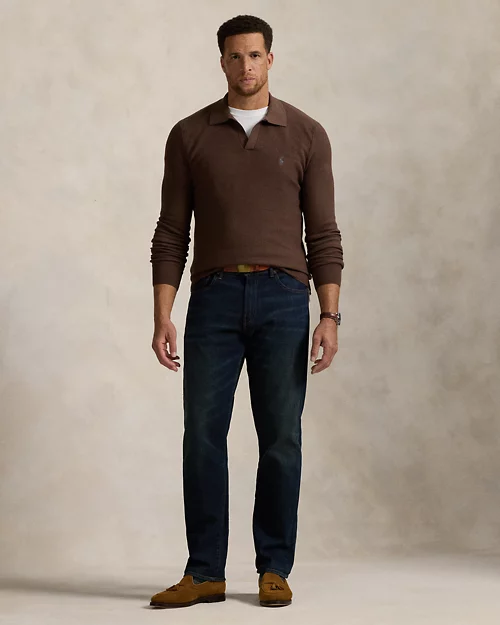 lauren ralph lauren Jersey de algodón en punto de piqué para hombre | Ralph Lauren® ES Solo queda un día