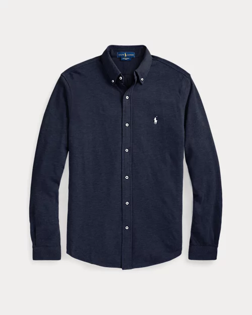 lauren ralph lauren Camisa de piqué ultraligera para hombre | Ralph Lauren® ES Superdescuento