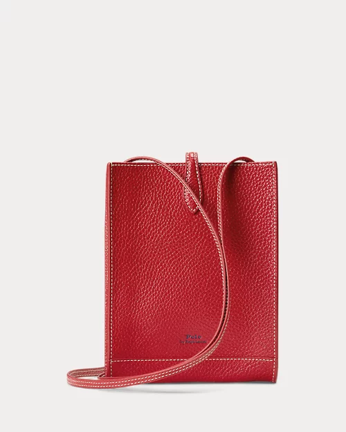 lauren ralph lauren Bolso cruzado Polo Play de piel para mujer | Ralph Lauren® ES En oferta
