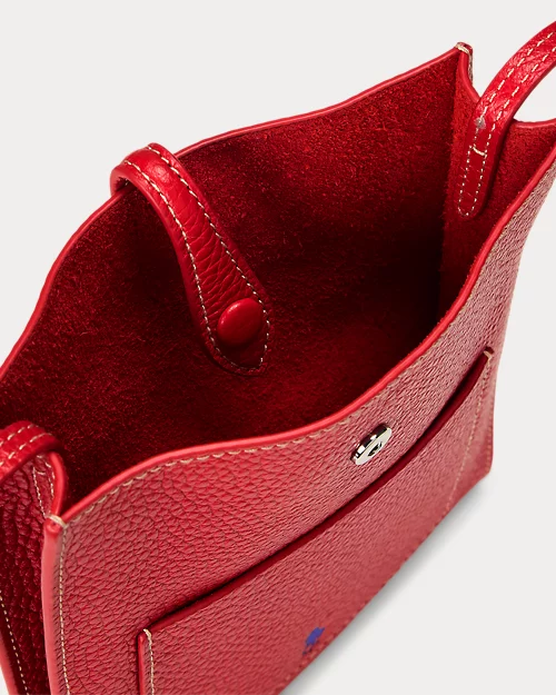 lauren ralph lauren Bolso cruzado Polo Play de piel para mujer | Ralph Lauren® ES En oferta