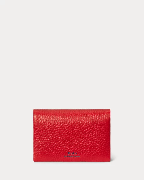 lauren ralph lauren Tarjetero de piel Polo Play para mujer | Ralph Lauren® ES Libre de impuestos