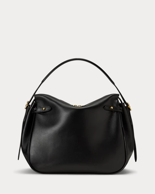 lauren ralph lauren Bolso Satchel Polo ID de piel para mujer | Ralph Lauren® ES Oferta exclusiva