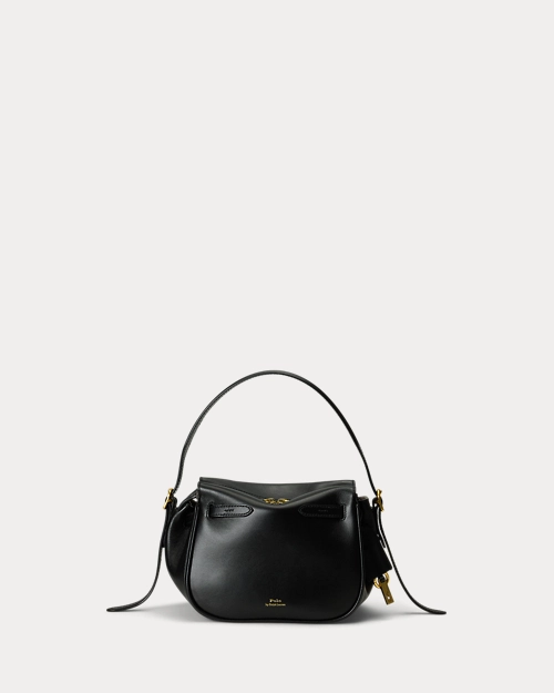 lauren ralph lauren Bolso Satchel Polo ID mini de piel para mujer | Ralph Lauren® ES
