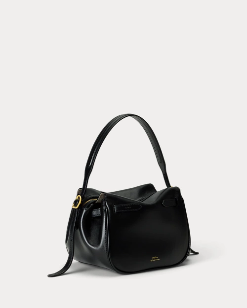 lauren ralph lauren Bolso Satchel Polo ID mini de piel para mujer | Ralph Lauren® ES Última moda