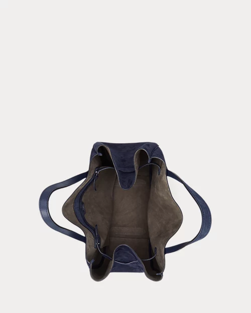 lauren ralph lauren Bolso tote Polo ID grande de ante para mujer | Ralph Lauren® ES Ofertas especiales