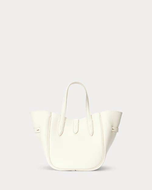 lauren ralph lauren Bolso tote Polo ID pequeño de piel para mujer | Ralph Lauren® ES Rebajas de fin de temporada