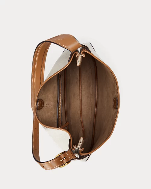 lauren ralph lauren Bolso Shoulder Polo ID de loneta para mujer | Ralph Lauren® ES Precio ultrabajo