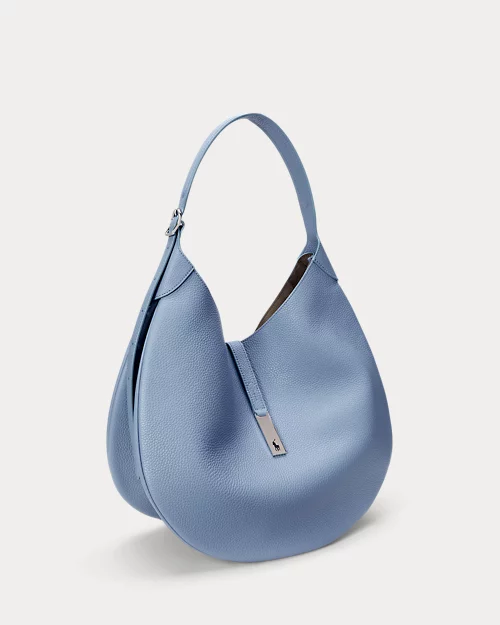 lauren ralph lauren Bolso Shoulder Polo ID de piel grande para mujer | Ralph Lauren® ES 2025