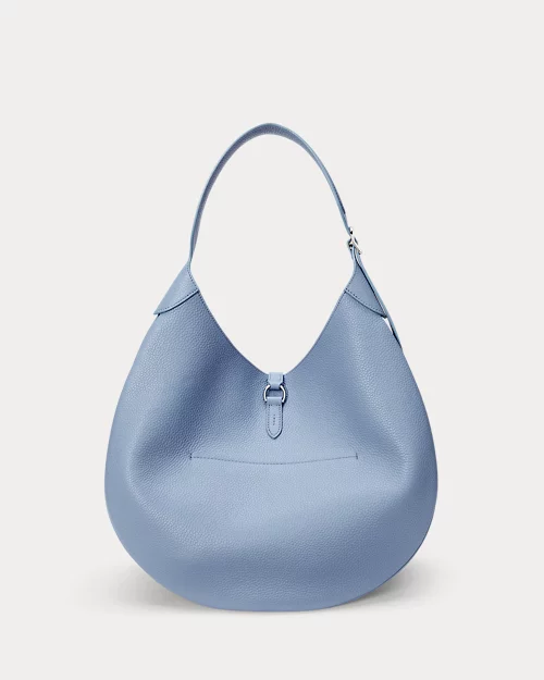 lauren ralph lauren Bolso Shoulder Polo ID de piel grande para mujer | Ralph Lauren® ES 2025