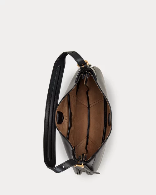 lauren ralph lauren Bolso Shoulder Polo ID de piel pequeño para mujer | Ralph Lauren® ES Ofertas