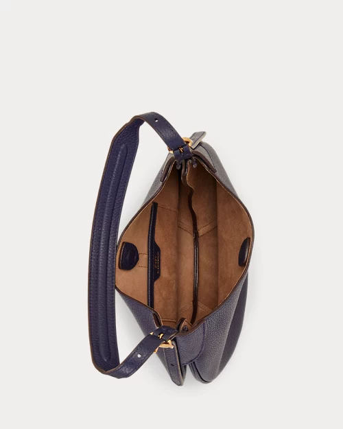 lauren ralph lauren Bolso Shoulder Polo ID pequeño repujado para mujer | Ralph Lauren® ES En oferta