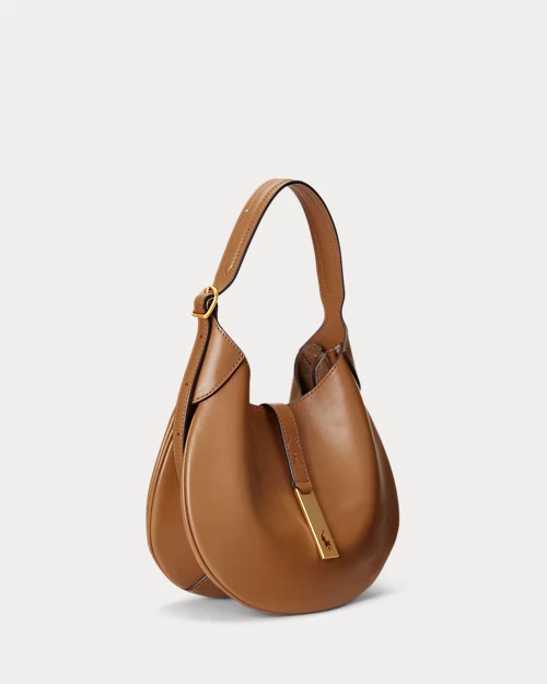 lauren ralph lauren Bolso Shoulder Polo ID pequeño de piel para mujer | Ralph Lauren® ES Gran oferta
