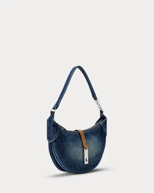 lauren ralph lauren Minibolso de hombro Polo ID vaquero para mujer | Ralph Lauren® ES Rebajas de fábrica