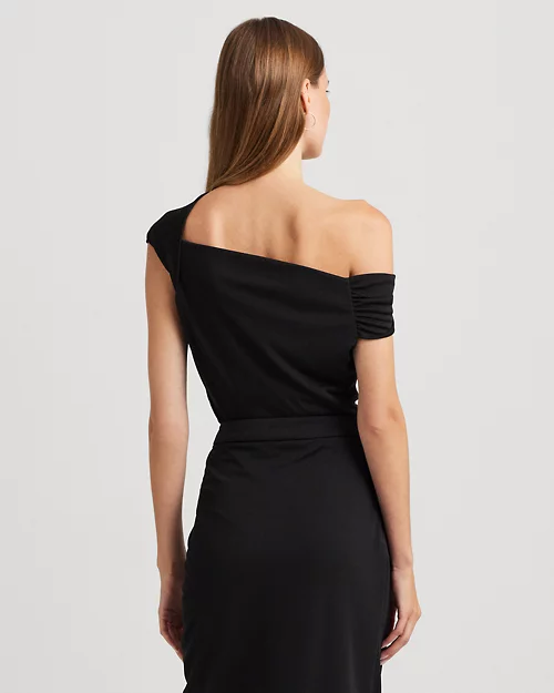 lauren ralph lauren Top de punto con hombros al descubierto para mujer | Ralph Lauren® ES Ventas relámpago