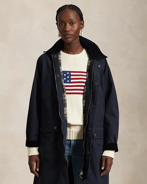 lauren ralph lauren Chaqueta funcional de algodón para mujer | Ralph Lauren® ES Descuento