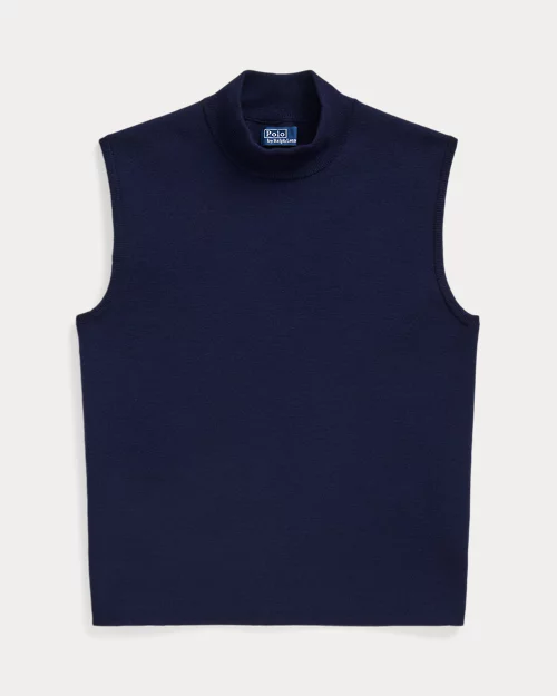 lauren ralph lauren Jersey de cuello vuelto sin mangas para mujer | Ralph Lauren® ES Liquidación