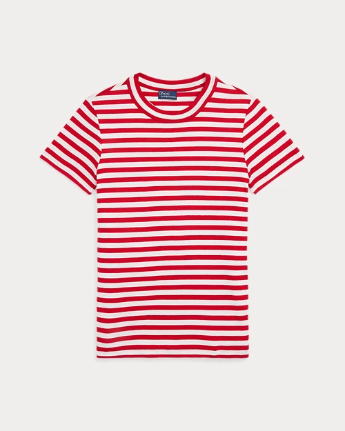 lauren ralph lauren Camiseta de algodón con rayas para mujer | Ralph Lauren® ES Mejor oferta