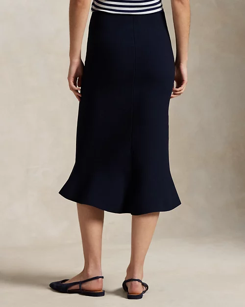 lauren ralph lauren Falda acampanada de punto para mujer | Ralph Lauren® ES Rebajas online