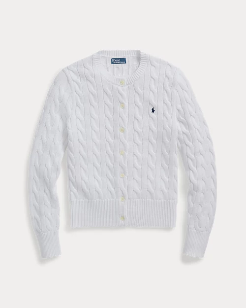 lauren ralph lauren Cárdigan de algodón en punto de ochos para mujer | Ralph Lauren® ES Envío gratis