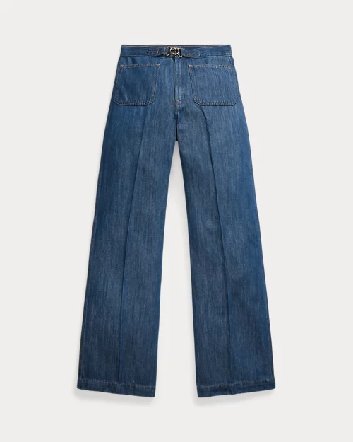 lauren ralph lauren Jeans acampanados de pernera ancha para mujer | Ralph Lauren® ES COMPRAR AHORA