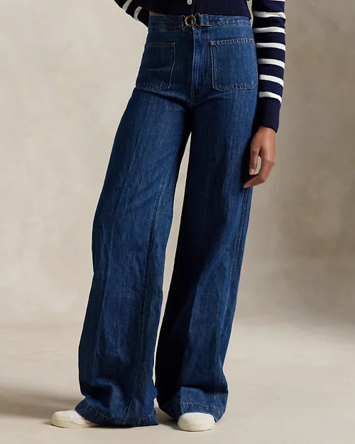 lauren ralph lauren Jeans acampanados de pernera ancha para mujer | Ralph Lauren® ES COMPRAR AHORA