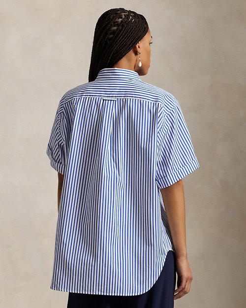 lauren ralph lauren Camisa Oversize Fit de manga corta para mujer | Ralph Lauren® ES ÚLTIMAS EDICIONES