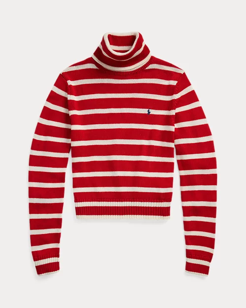 lauren ralph lauren Jersey de cuello vuelto de algodón para mujer | Ralph Lauren® ES Precio de fábrica