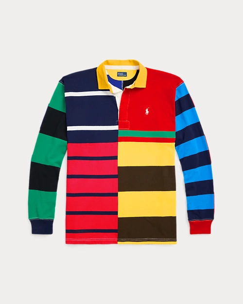 lauren ralph lauren Camiseta de rugby de punto en patchwork para mujer | Ralph Lauren® ES Oferta especial de fábrica