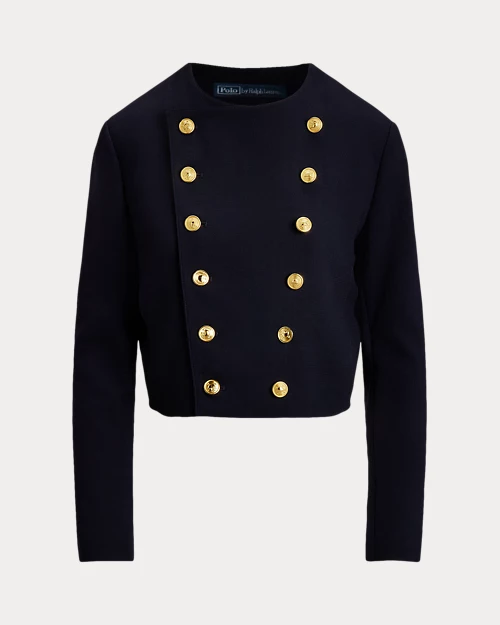 lauren ralph lauren Chaqueta recortada de crepé de lana para mujer | Ralph Lauren® ES Superdescuento
