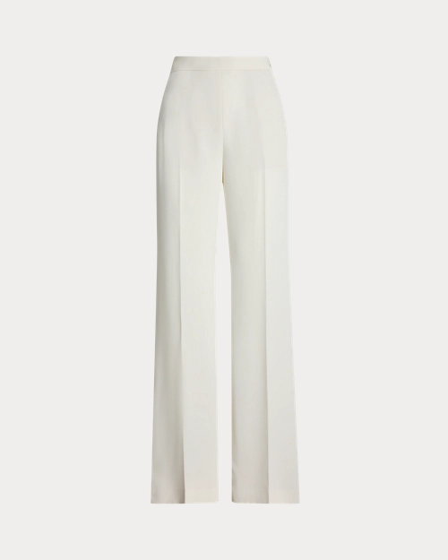 lauren ralph lauren Pantalón de raso con pernera ancha para mujer | Ralph Lauren® ES Liquidación