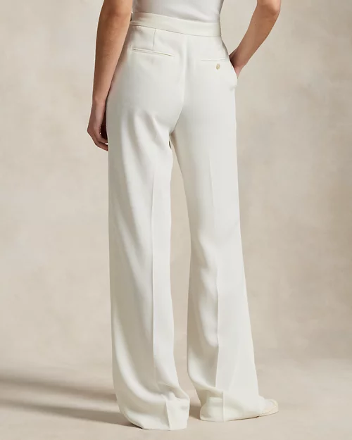 lauren ralph lauren Pantalón de raso con pernera ancha para mujer | Ralph Lauren® ES Liquidación