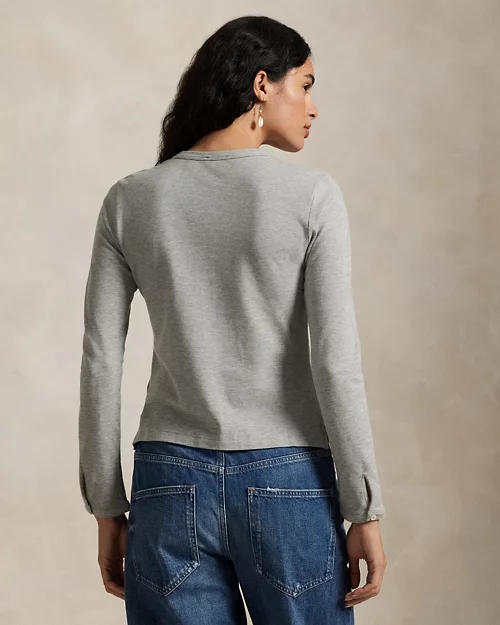 lauren ralph lauren Cárdigan de piqué elástico con algodón para mujer | Ralph Lauren® ES Ahorra y exporta