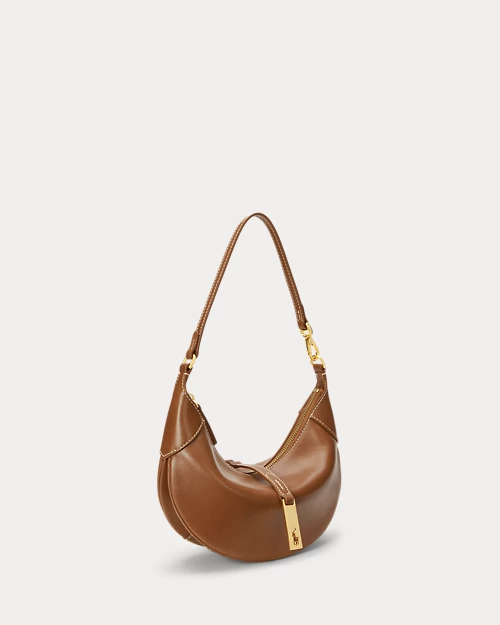 lauren ralph lauren Bolso Mini Shoulder Polo ID de piel para mujer | Ralph Lauren® ES Descuentos del mes