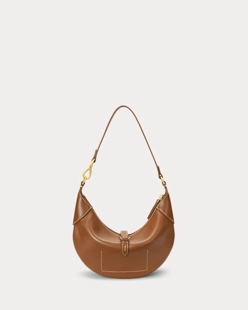 lauren ralph lauren Bolso Mini Shoulder Polo ID de piel para mujer | Ralph Lauren® ES Descuentos del mes