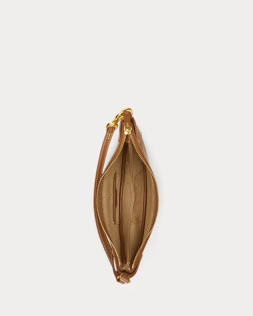 lauren ralph lauren Bolso Mini Shoulder Polo ID de piel para mujer | Ralph Lauren® ES Descuentos del mes