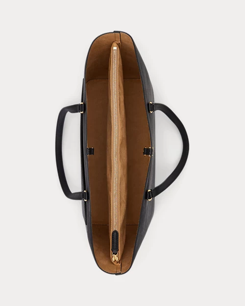 lauren ralph lauren Bolso tote Karly de piel cruzada para mujer | Ralph Lauren® ES Descuento por venta flash