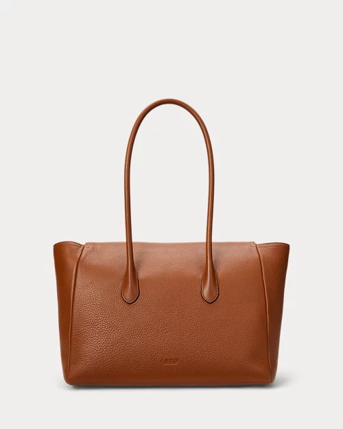 lauren ralph lauren Bolso satchel Tanner grande de piel para mujer | Ralph Lauren® ES Precio ultrabajo