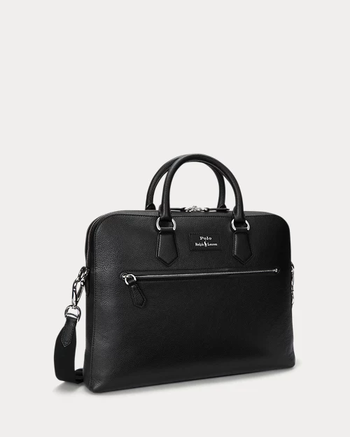 lauren ralph lauren Bolso de viaje de piel granulada para hombre | Ralph Lauren® ES Rebajas baratas