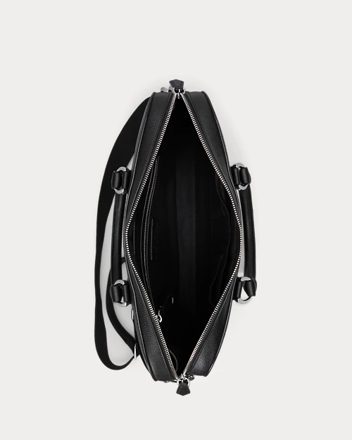 lauren ralph lauren Bolso de viaje de piel granulada para hombre | Ralph Lauren® ES Rebajas baratas