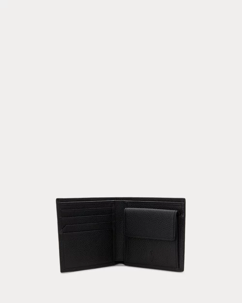 lauren ralph lauren Billetera de piel granulada para hombre | Ralph Lauren® ES Rebajas de fábrica