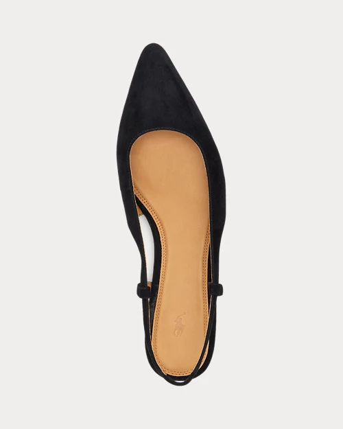 lauren ralph lauren Zapato plano destalonado de ante para mujer | Ralph Lauren® ES Promoción trimestral