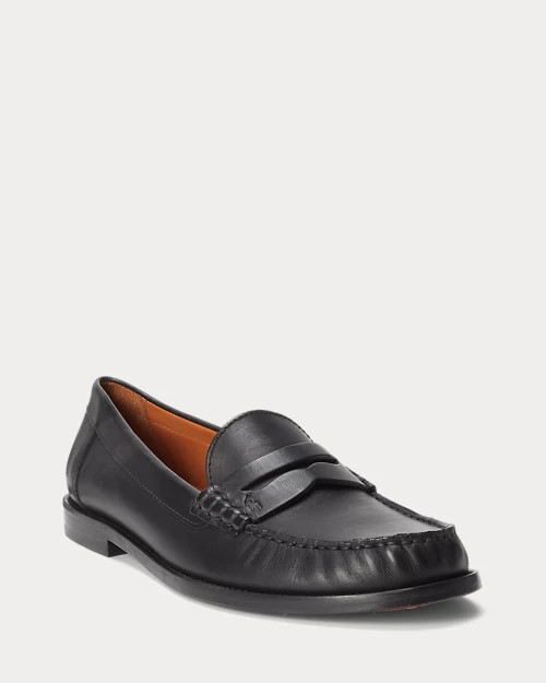 lauren ralph lauren Mocasín penny de piel de becerro para mujer | Ralph Lauren® ES Superdescuento
